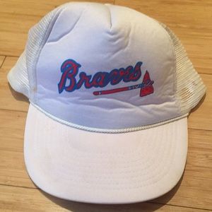 Vintage Atlanta Braves trucker snapback